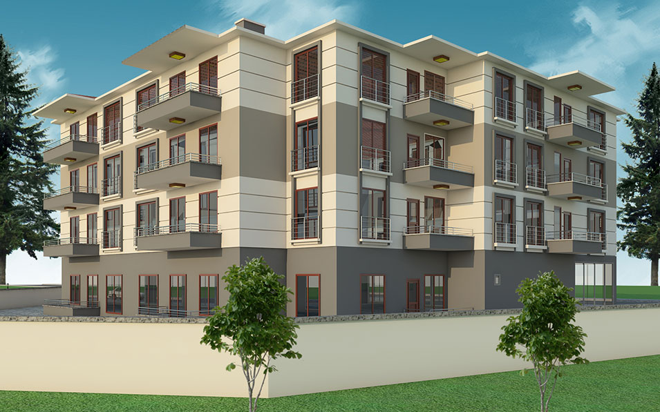 Düzce-Güneş-İnşaat-Proje-hizal-apartmani-projesi